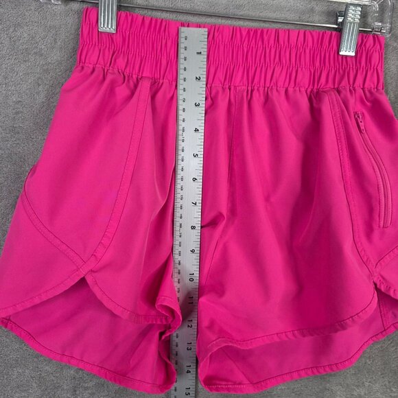 Womens B Pink Athletic Running Shorts Lined Elastic Waist Polyester Stretch S - Picture 4 of 9